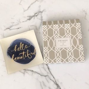 Brand New Fringe at home glass tray